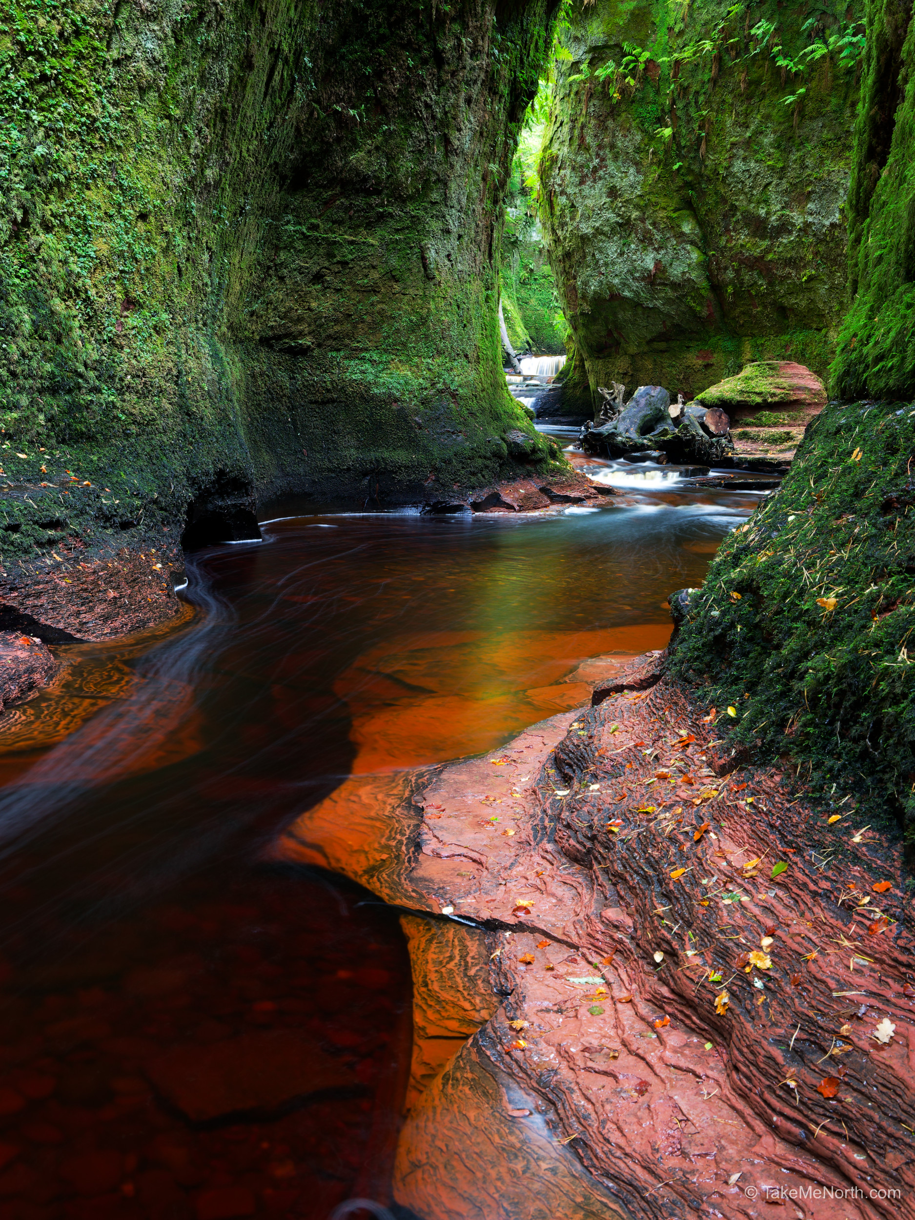 The mushroom-shaped rock that is known as the Devil’s Pulpit